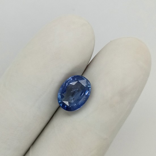 Blue Sapphire (Neelam)  4.67 Ct Certified